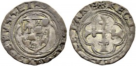 SCHWEIZ. WAADT / VAUD. Sebastiano di Monfalcone, 1517-1536. Parpaiolle o. J., Lausanne. Wappen in einem Dreipass. Rv. Kreuz mit distelförmigen Spitzen...