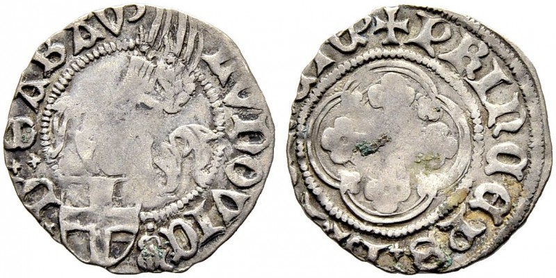 SCHWEIZ. WAADT / VAUD. Savoyische Münzstätte Cornavin. Herzog Ludovico, 1434-146...