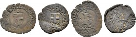 SCHWEIZ. WAADT / VAUD. Savoyische Münzstätte Cornavin. Herzog Carlo I, 1482-1490. Lot. Forte o. J., Genf/Cornavin. Wappen, oben und unten je ein Ringe...