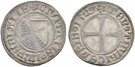 SCHWEIZ. ZÜRICH. Zürich, Stadt. Halbbatzen 1527, Zürich. 1.64 g. Hürlimann 1005 var. HMZ 2-1129c (dieses Expl. Abgebildet). Sehr selten / Very rare. F...