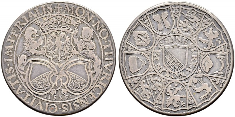 SCHWEIZ. ZÜRICH. Zürich, Stadt. Taler 1559, Zürich. Mzmstr. Stampfer. Rv. Kl. Zü...