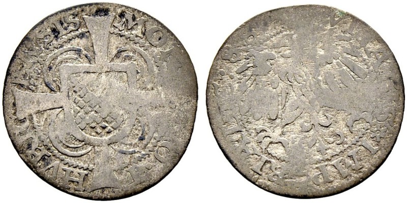 SCHWEIZ. ZÜRICH. Zürich, Stadt. Schilling 1588, Zürich. 0.82 g. Hürlimann 1050 v...