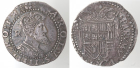 Napoli. Carlo V. 1516-1554. Tarì. Ag.