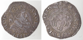 Napoli. Carlo V. 1516-1554. Carlino. Ag.