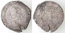 Napoli. Filippo III. 1598-1621. Mezzo Ducato 1609. Ag.