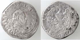 Napoli. Filippo III. 1598-1621. Mezzo Scudo 1617. Ag.