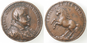 Napoli. Medaglia 1618. Pietro Giron Vicerè di Napoli e Duca di Osuna. 1574-1624. Ae.