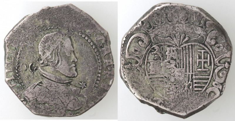 Zecche Italiane. Napoli. Filippo IV. 1621-1665. Mezzo Ducato 1648. Ag. Mag. 154....