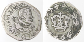 Napoli. Filippo IV. 1621-1665. 3 Carlini 1647. Ag. 