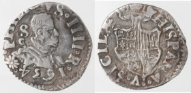 Napoli. Filippo IV. 1621-1665. Carlino 1634. Ag.