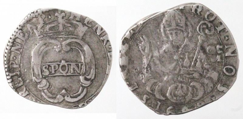 Zecche Italiane. Napoli. Repubblica Napoletana. 1647-1648. 15 Grana 1648. GAC M....