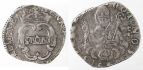 Napoli. Repubblica Napoletana. 1647-1648. 15 Grana 1648. GAC M. Ag.