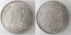 Napoli. Carlo di Borbone. 1734-1759. Piastra 1752. Ag.