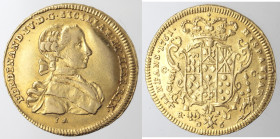 Napoli. Ferdinando IV. 1759-1798. 6 Ducati 1761. Au.