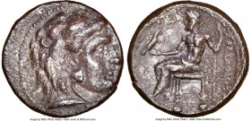 MACEDONIAN KINGDOM. Alexander III the Great (336-323 BC). AR tetradrachm (26mm, 17.18 gm, 12h). NGC Choice VF 4/5 - 2/5. Late lifetime-early posthumou...