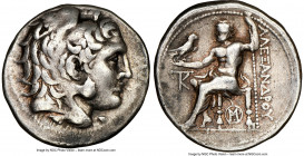 MACEDONIAN KINGDOM. Alexander III the Great (336-323 BC). AR tetradrachm (29mm, 16.86 gm, 11h). NGC Choice Fine 5/5 - 3/5. Posthumous issue of Pella (...