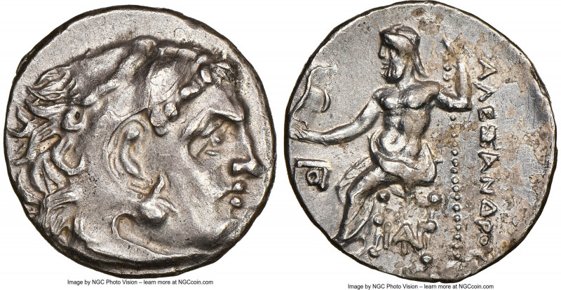MACEDONIAN KINGDOM. Alexander III the Great (336-323 BC). AR drachm (17mm, 9h). ...