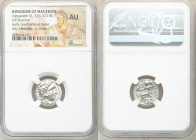 MACEDONIAN KINGDOM. Alexander III the Great (336-323 BC). AR drachm (16mm, 12h). NGC AU. Posthumous issue of Colophon, ca. 319-310 BC. Head of Heracle...