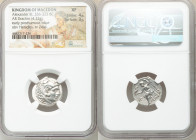 MACEDONIAN KINGDOM. Alexander III the Great (336-323 BC). AR drachm (19mm, 4.22 gm, 11h). NGC XF 4/5 - 3/5. Posthumous issue of Magnesia, ca. 319-305 ...
