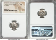 MACEDONIAN KINGDOM. Alexander III the Great (336-323 BC). AR drachm (16mm, 7h). NGC XF. Lifetime issue of Sardes, ca. 334-323 BC. Head of Heracles rig...