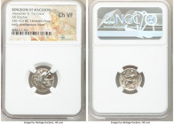 MACEDONIAN KINGDOM. Alexander III the Great (336-323 BC). AR drachm (15mm, 12h). NGC Choice VF. Early posthumous issue of Magnesia, ca. 319-305 BC. He...
