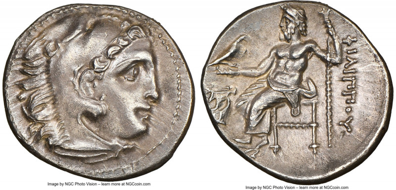 MACEDONIAN KINGDOM. Philip III Arrhidaeus (323-317 BC). AR drachm (19mm, 10h). N...