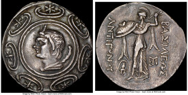 MACEDONIAN KINGDOM. Antigonus II Gonatas (277/6-239 BC). AR tetradrachm (30mm, 16.12 gm, 10h). NGC (photo-certificate) XF 5/5 - 2/5, edge filed, scrat...
