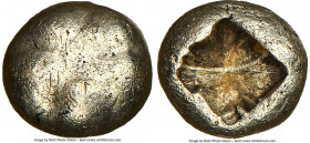 LYDIAN KINGDOM. Alyattes or Croesus (ca. 610-546 BC). EL 1/48 stater (5mm, 0.30 gm). NGC VF. Uninscribed, Lydo-Milesian standard. Sardes mint. Lion pa...