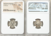 PARTHIAN KINGDOM. Vologases VI (AD 207-222). AR drachm (19mm, 12h). NGC AU, scratches. Ecbatana. Diademed bust of Vologases VI left, wearing pointed b...