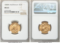 Victoria gold Sovereign 1888-M MS63 NGC, Melbourne mint, KM10. AGW 0.2355 oz. 

HID09801242017

© 2020 Heritage Auctions | All Rights Reserved