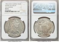 Maria Theresa Taler 1780-Dated (1815-1828) AU55 NGC, Milan mint, Hafner-36a.

HID09801242017

© 2020 Heritage Auctions | All Rights Reserved