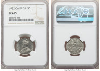 George V 5 Cents 1932 MS65 NGC, Royal Canadian mint, KM29.

HID09801242017

© 2020 Heritage Auctions | All Rights Reserved
