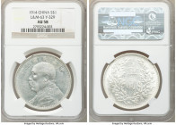 Republic Yuan Shih-kai Dollar Year 3 (1914) AU58 NGC, KM-Y329, L&M63. 

HID09801242017

© 2020 Heritage Auctions | All Rights Reserved