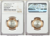 Republic bi-metallic gold & silver Matte Proof 10 Markkaa 1999-M PR69 NGC, KM91a. Mintage: 3,000. Silver center, gold ring. 

HID09801242017

© 20...