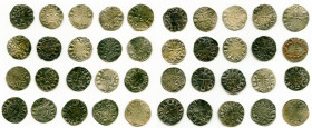 20-Piece Lot of Uncertified Assorted Deniers ND (12th-13th Century) VF, Includes: (15) Le Marche (3) Deols and (2) St. Martial. Average size 18.8mm. A...