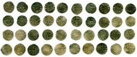 20-Piece Lot of Uncertified Assorted Deniers ND (12th-13th Century) VF, Includes: (15) Le Marche, (2) Deols and (3) St. Martial. Average size 18.6mm. ...