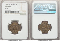 German Colony. Wilhelm II 5 Heller 1916-T MS63 NGC, Tabora mint, KM14.2. Thin flan variety. 

HID09801242017

© 2020 Heritage Auctions | All Right...