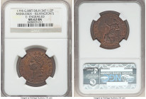 3-Piece Lot of Certified Assorted Condor Tokens NGC, 1) Middlesex. Kilvington's copper 1/2 Penny Token 1795 - MS62 Brown, D&H-347 2) Suffolk. Bungay c...