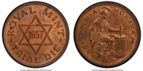 Elizabeth II bronze "Royal Mint" Trial 1/2 Penny 1957 MS64 Red PCGS, Royal mint, KM-Unl. 25.4mm. 5.6gm. 

HID09801242017

© 2020 Heritage Auctions...