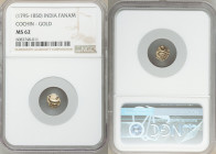 Cochin 10-Piece Lot of Certified gold Fanams ND (1795-1850) MS62 NGC, KM10, Fr-1504. Sold as is, no returns. 

HID09801242017

© 2020 Heritage Auc...