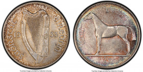 3-Piece Lot of Certified 1/2 Crowns PCGS, 1) Free State 1/2 Crown 1933 - AU55 2) Free State 1/2 Crown 1934 - AU55 3) Republic 1/2 Crown 1941 - AU55 KM...