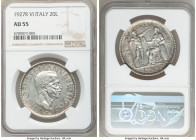 Vittorio Emanuele III 20 Lire Anno VI (1927)-R AU55 NGC, Rome mint, KM69, Dav-145. 

HID09801242017

© 2020 Heritage Auctions | All Rights Reserve...