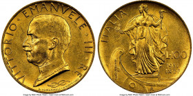 Vittorio Emanuele III gold 100 Lire 1931-R MS62 NGC, Rome mint, KM72. AGW 0.2546 oz. 

HID09801242017

© 2020 Heritage Auctions | All Rights Reser...