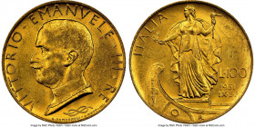 Vittorio Emanuele III gold 100 Lire 1931-R MS62 NGC, Rome mint, KM72. AGW 0.2546 oz. 

HID09801242017

© 2020 Heritage Auctions | All Rights Reser...