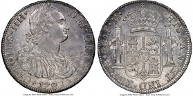 Charles IV 8 Reales 1791 Mo-FM AU Details (Cleaned) NGC, Mexico City mint, KM109. First year of type. 

HID09801242017

© 2020 Heritage Auctions |...