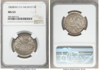 Republic 2 Reales 1868 Mo-CH MS63 NGC, Mexico City mint, KM374.10. Peach-gray toning with residual luster. 

HID09801242017

© 2020 Heritage Aucti...