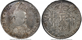 Ferdinand VII 8 Reales 1810 LM-JP AU58 NGC, Lima mint, KM106.2. Small imagined bust. 

HID09801242017

© 2020 Heritage Auctions | All Rights Reser...