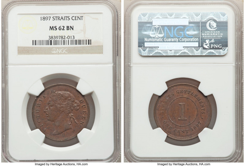 British Colony. Victoria Cent 1897 MS62 Brown NGC, KM16. 

HID09801242017

©...
