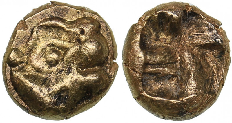 Ionia, Uncertain. Myshemihekte – 1/24 Stater - Electrum (circa 600-550 BC)
0.64...