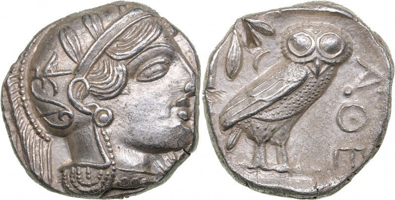 Attica - Athens AR Tetradrachm (circa 454-404 BC)
17.15 g. 25mm. UNC/AU Mint lu...
